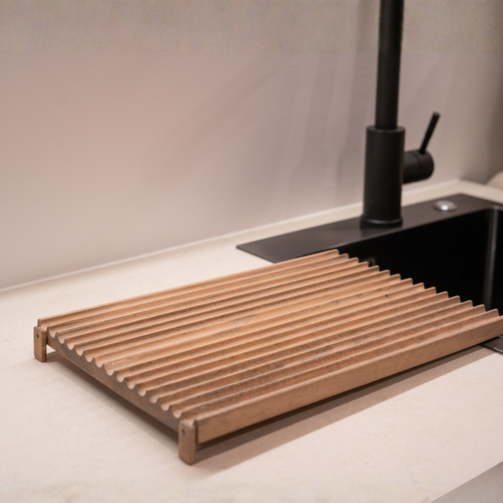 Escurridor de madera